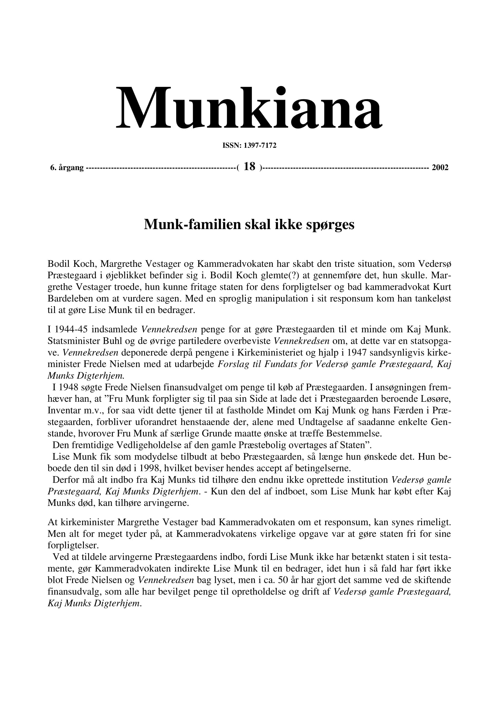 Klik på billedet for at downloade PDF med Munkiana nr. 36