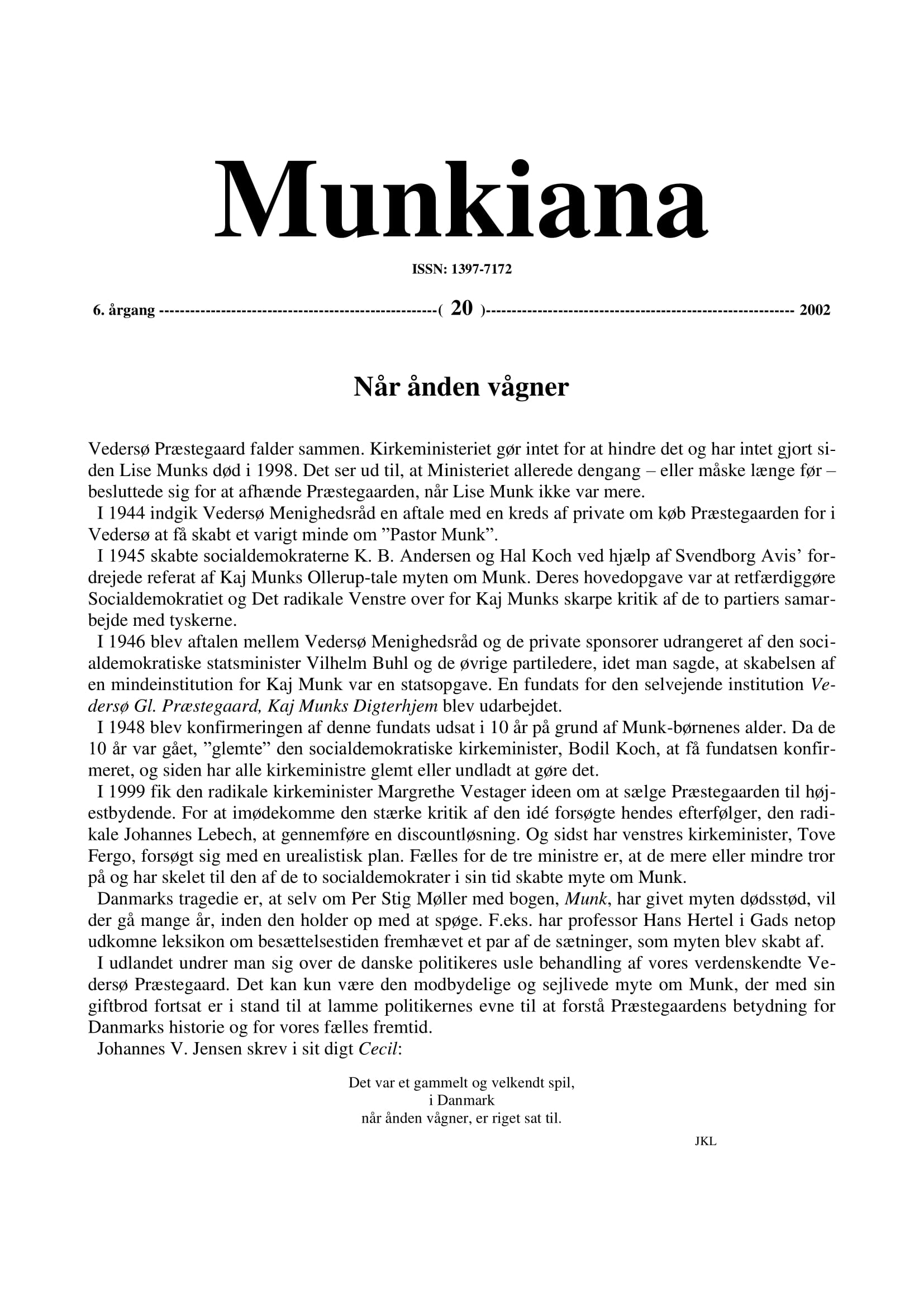 Klik på billedet for at downloade PDF med Munkiana nr. 36