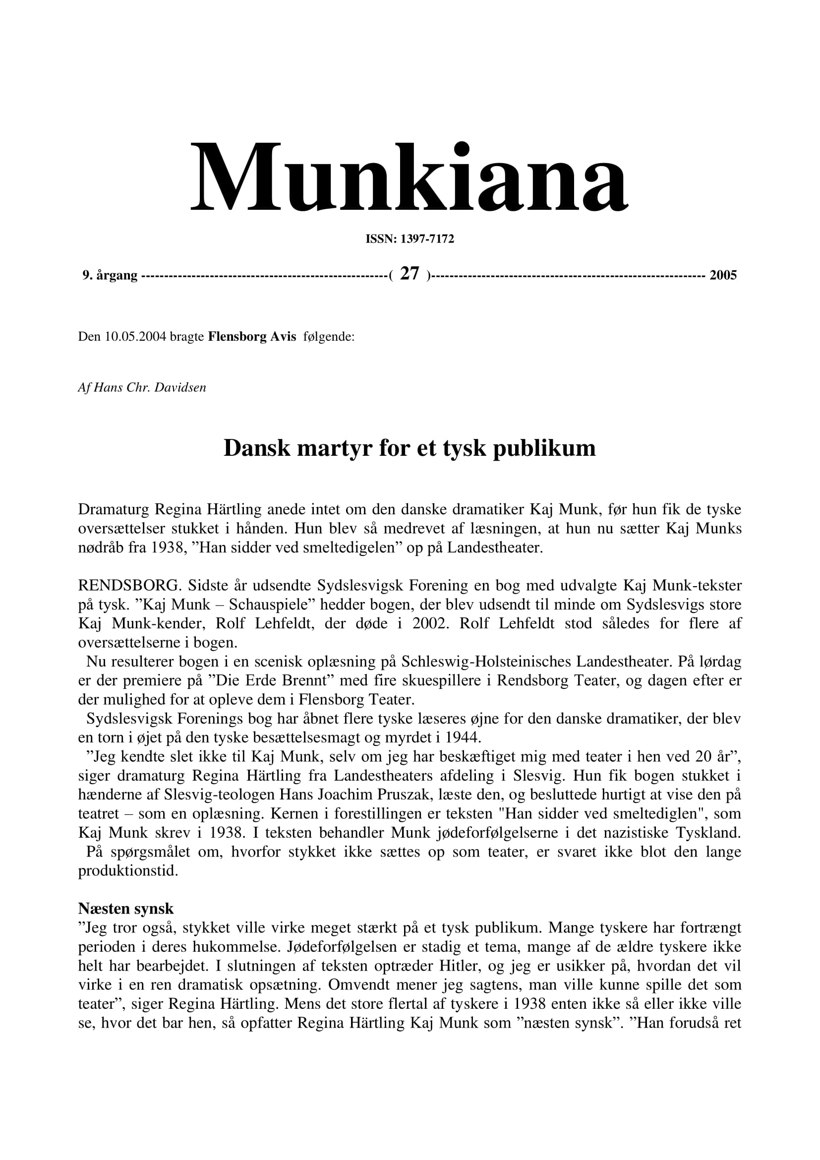 Klik på billedet for at downloade PDF med Munkiana nr. 36